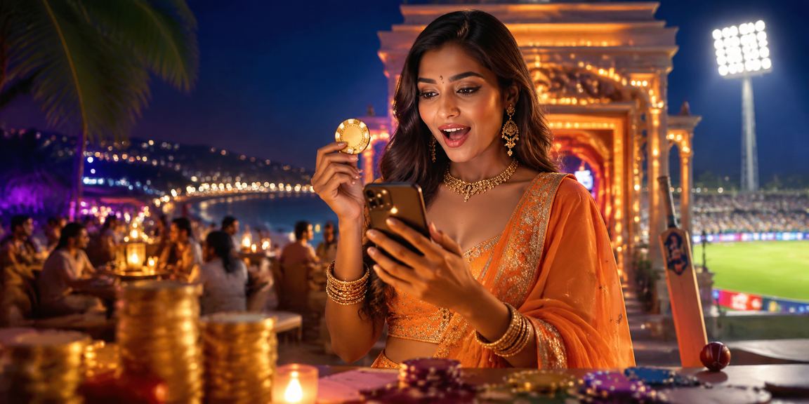 Live casino gaming at the beach in Goa